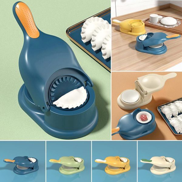 (Pack of 2 ) 2-in-1 Dumpling & Samosa Maker – High-Quality Kitchen Tool (Random Color, Without Box)