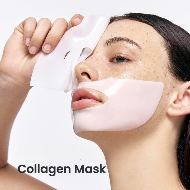 1 Pc Bio-Collagen Real Deep Hydrating Overnight Facial Sheet Mask
