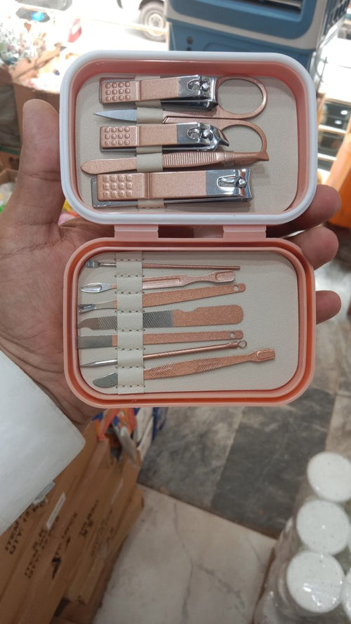 12 Pieces Portable Nail Clippers Beauty Tool Set
