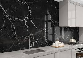 Self-adhesive Kitchen Black Marble Sheet- Waterproof Heat Resistant Sheet For Living Room, Bathroom, Kitchen Countertops Black Sheet – 02 Meter