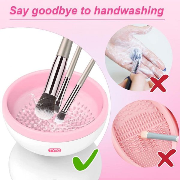 Electric Makeup Brush Cleaner Machine – Gentle & Efficient USB-Powered Scrubber for Fast Brush Cleaning