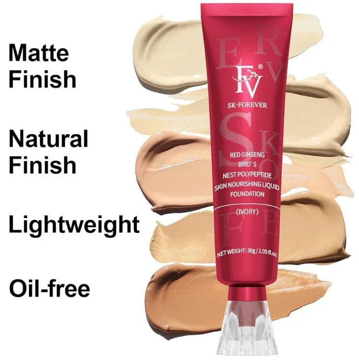 FV SK-Forever Liquid Foundation – Lightweight, Oil-Control Formula with Peptides & Bird’s Nest Extract