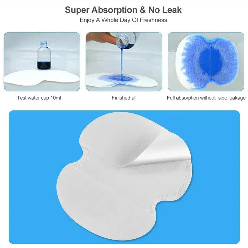 10pcs (5 Pairs) Underarm Sweat Pads – Clothing Shields for Armpit Care, Sweat & Odor Absorption | Antiperspirant & Deodorant Protectors