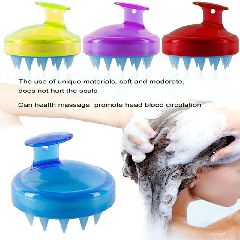 ( 2 Piece ) Scalp Shampoo Massager Brush – Soft Bristle Hair Scrubber for All Hair Types