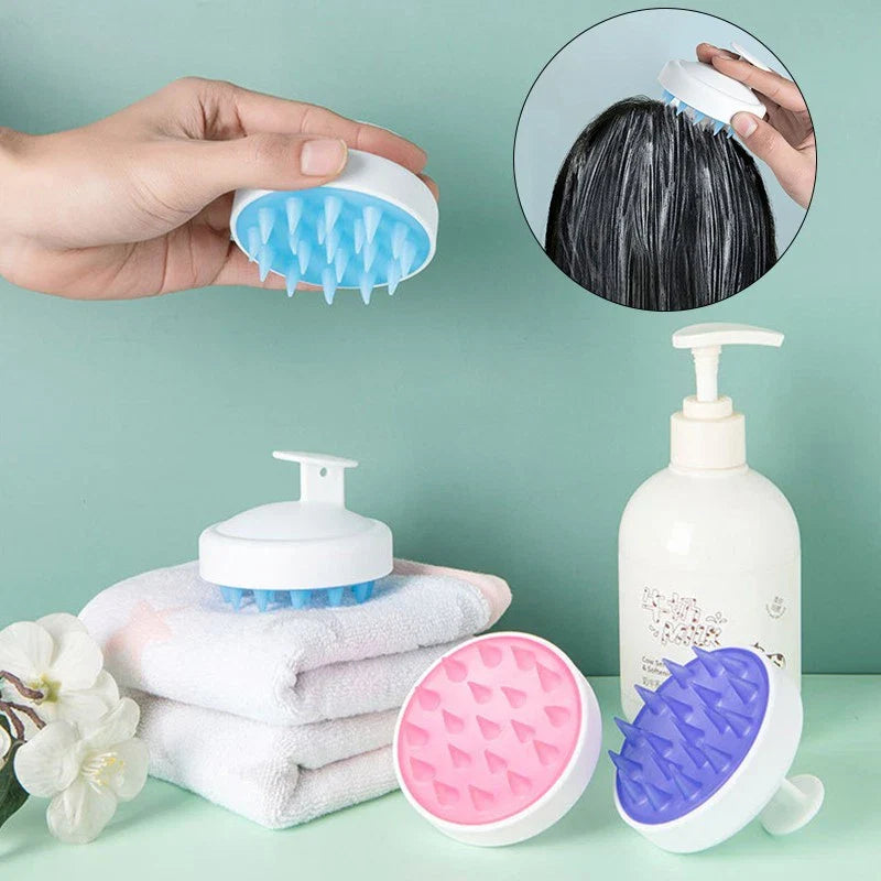 ( 2 Piece ) Scalp Shampoo Massager Brush – Soft Bristle Hair Scrubber for All Hair Types