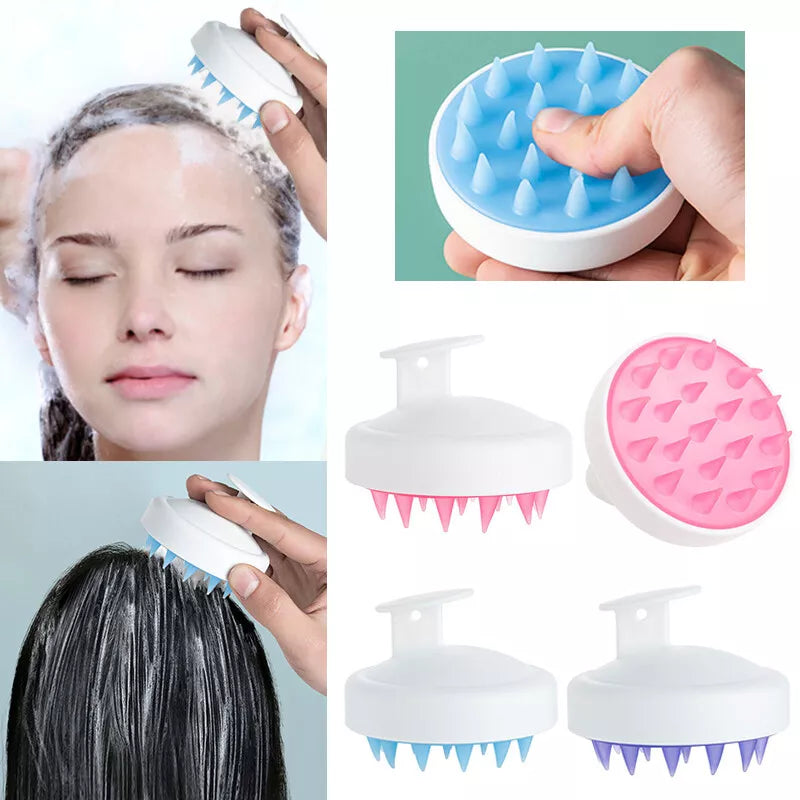 ( 2 Piece ) Scalp Shampoo Massager Brush – Soft Bristle Hair Scrubber for All Hair Types